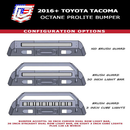 CHASSIS UNLIMITED PROLITE SERIES BUMPER 3RD GEN TACOMA